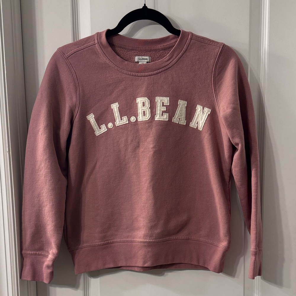 L.L. Bean Mauve Sweatshirt with Logo